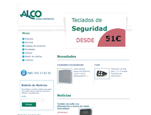 Tablet Screenshot of alcosl.com